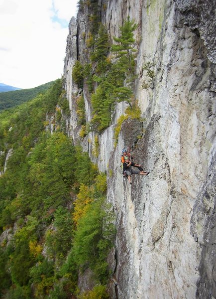 Two "very cool" dudes rapping down Pleasant Overhangs.