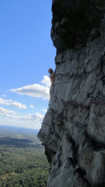 Over the crux!