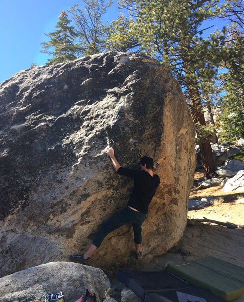 Moving onto the arete