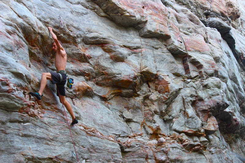 Able Jones entering the crux of Nicotine