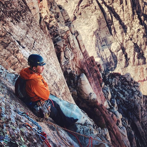 Taking it in from the top of the route. Notice the brand new chains!