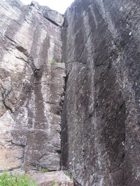 Looking up the awesome corner of Upper Partition