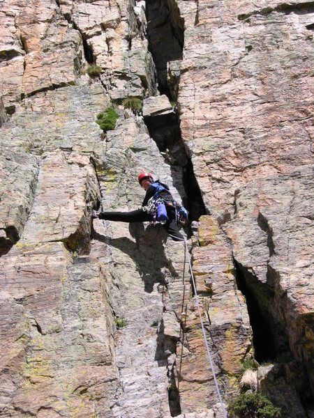 Pitch 3 - 2nd chimney.