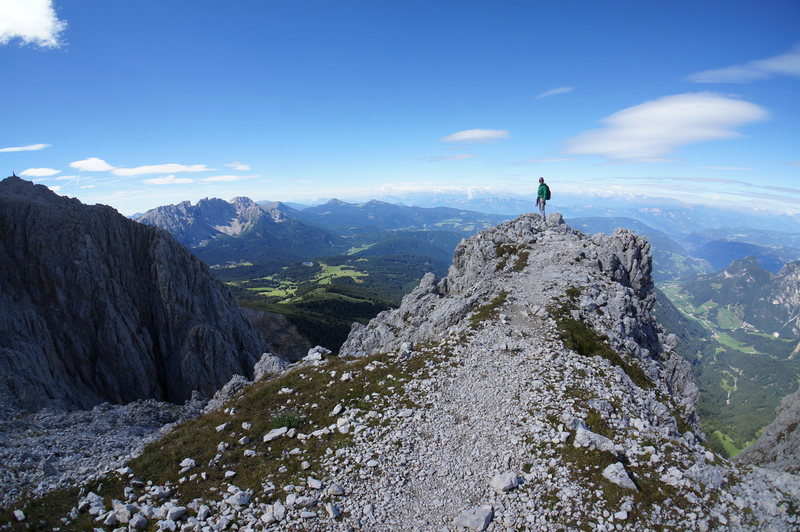 Panoramic views at Santer Pass