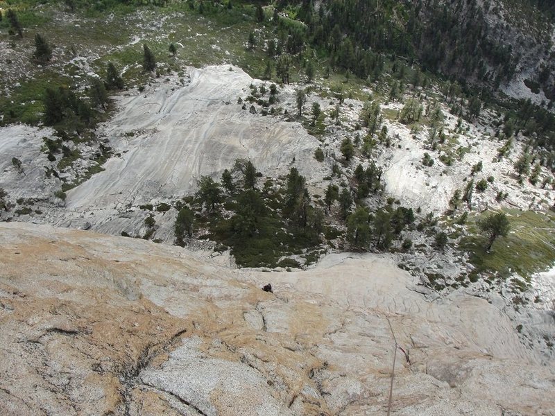 Mariann on the South Face