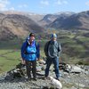 With Peter Lockey on Castle Crag .Borrowdale. UK April 2013.. 