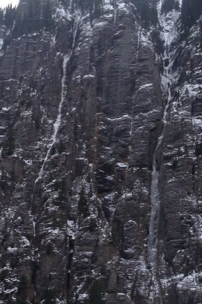 Late Oct. <br>
Ice rock and snow top to bottom. Perfect conditions.