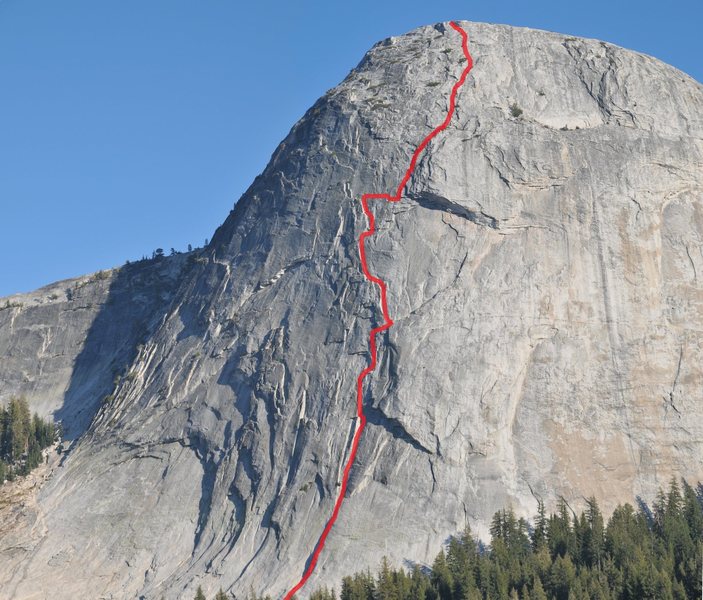Regular Route on Fairview Dome, 09/17/2010