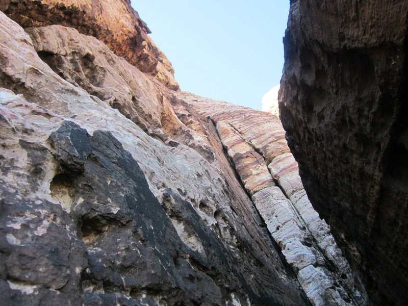 This would be the top of what I believe is the intended pitch 1 belay.