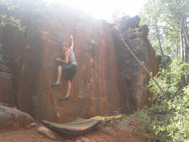 Kurtis Weisenberger on the Left Route.