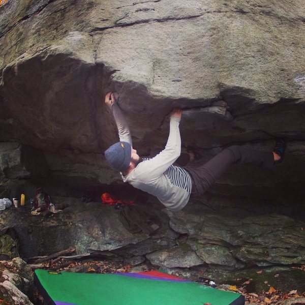 Right before the crux on Word is Bond V4