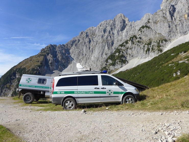 SAR ready for a busy weekend on the via ferrata or maybe just catching a late season alpine biergarten