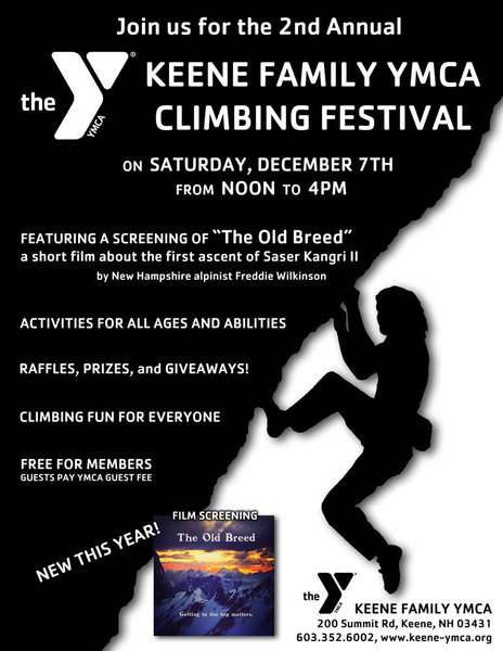 2013 Keene Family YMCA Climbing Festival
