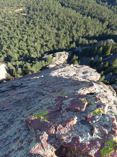 Looking down the southern edge.
