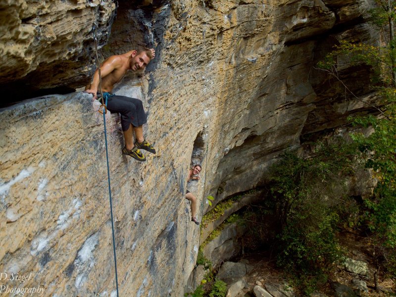 Rock Climbing in The Arsenal, Red River Gorge