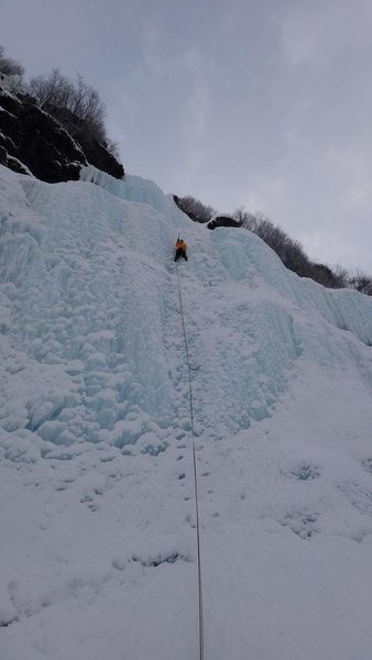 Myself on P1 of Bridalveil falls. 03/30/2013