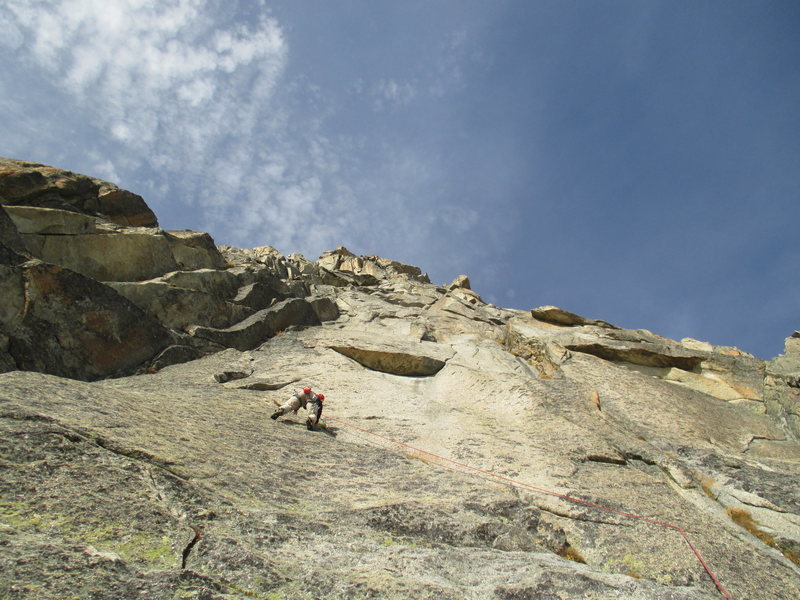 Pitch four of Kater Garfield (6c+)