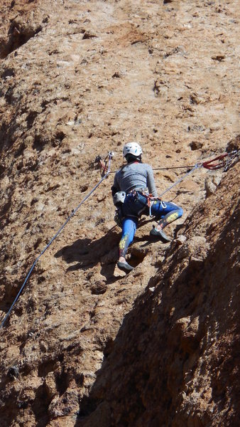 Topping out on "Aqua Negro."