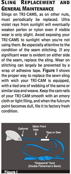CAMP Instructions for reslinging Tricams