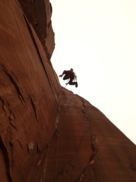 Amir takes a 30 footer about 33 feet off the ground.