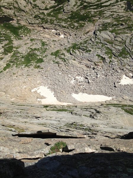 One of the many flakes on Spearhead. I wonder what's holding it to the wall....