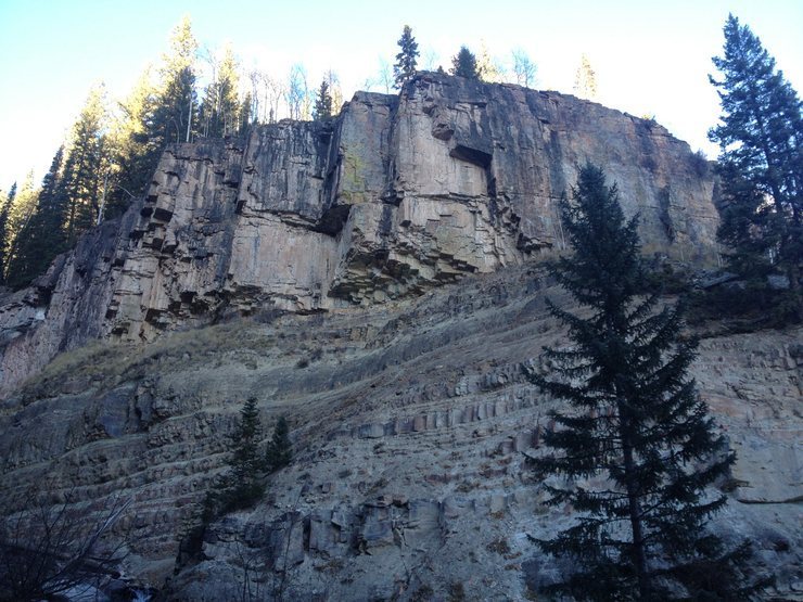 Rock Climbing in Mill Creek Wall, Telluride/Norwood area
