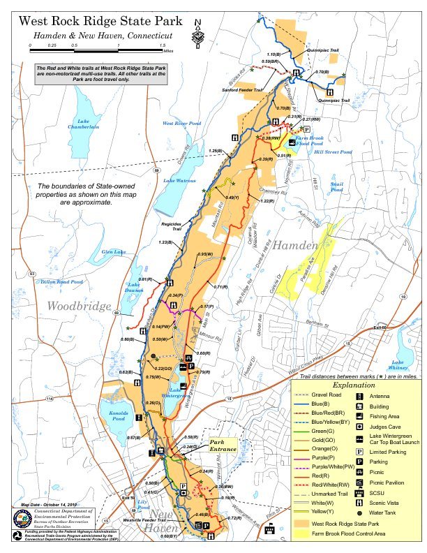 West Rock State Park Map