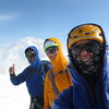 Mark, Vito and I on the summit of Mount Hunter after climbing the Bibler/Klewin.