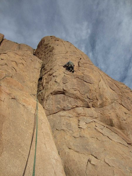 Mike heading up to the Fax Crack