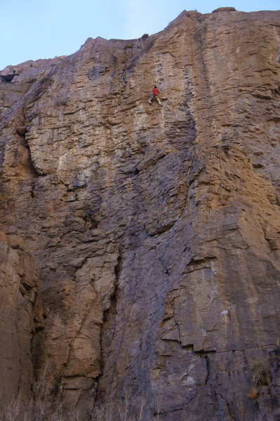 Taking on the headwall