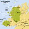 Donegal Sea Stack location Map
