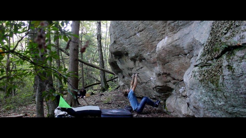 Preparing for the dyno on All the Way, V6/8.