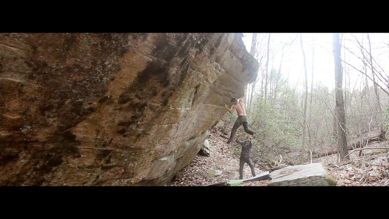 The dyno on Sleeping Giant.