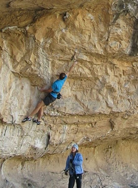 One of several big, fun moves leading to the roof.