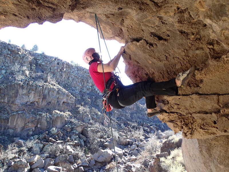 Suzanne coming out of the cave on 'Bohemian'