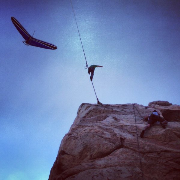 Rock Climbing in Sphinx Rock Area (aka The Cliff Hanger), San