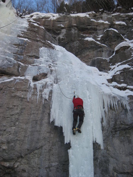 Vail Ice - The Firehouse. With Mike Walley. January 2014. Photo by Mike W.