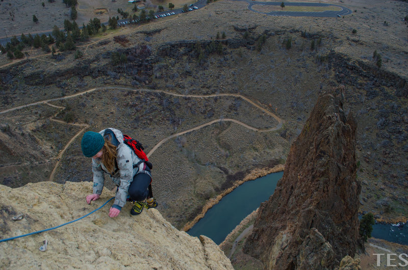 Topping out on the last pitch!!