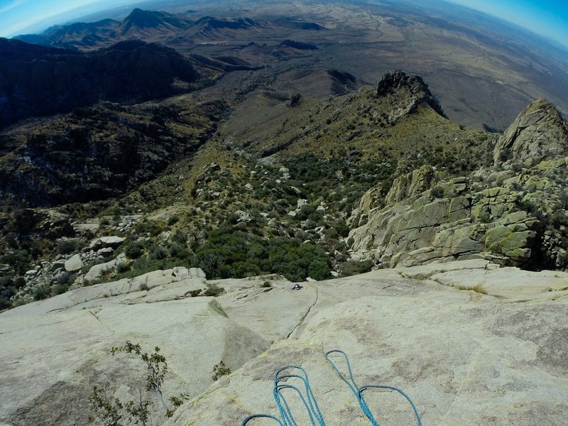 View from top of Pitch 3.