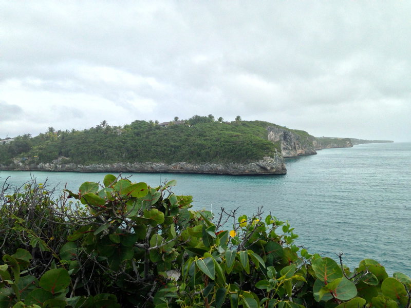 This is the southern cliff line in Gregory Town (on the Caribbean side). There are miles of cliff lines headed both north and south with potential on all of it.