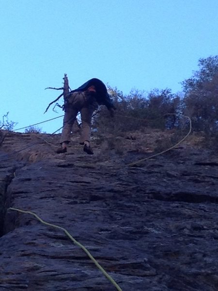 Cory on repel, Pipe cleaner