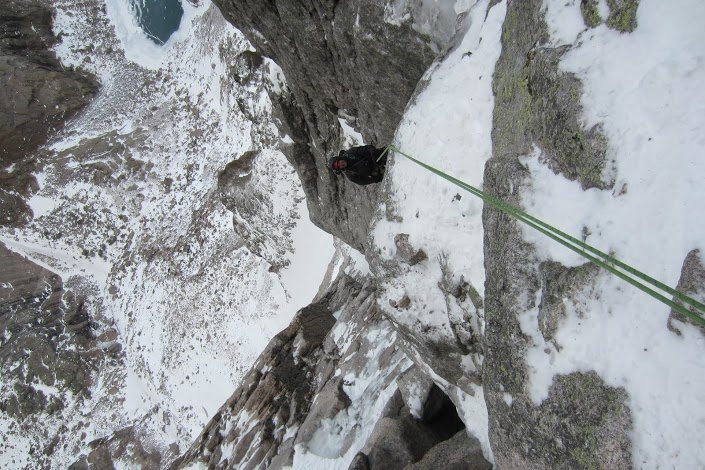 Dev on rap back to Lamb's Slide, Chasm, and the hike out . . .