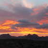 Sunset over Red Rock - December 3, 2013.  Taken from Calico Basin after a nice after work trail run