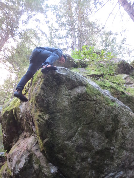 Mikhail Y. finishing up the problem around the corner.