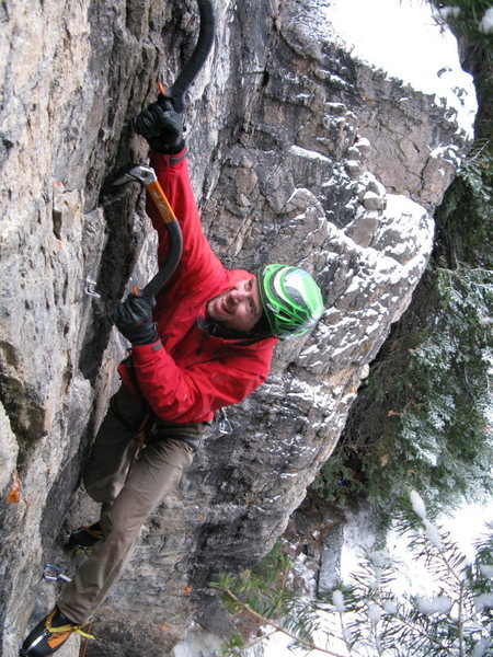 Ryan Bogus getting it done on "Furry Thang" (M7), the Den.