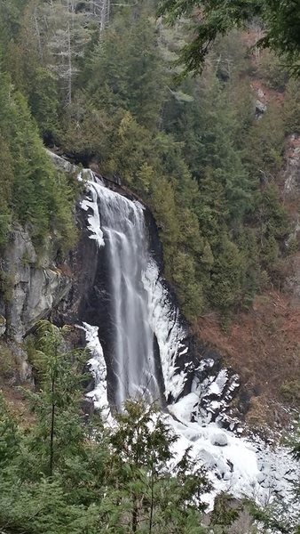 The highest falls in the Adirondacks.