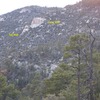 the Outcroppings.  Once you identify em, you can see them from everywhere.  