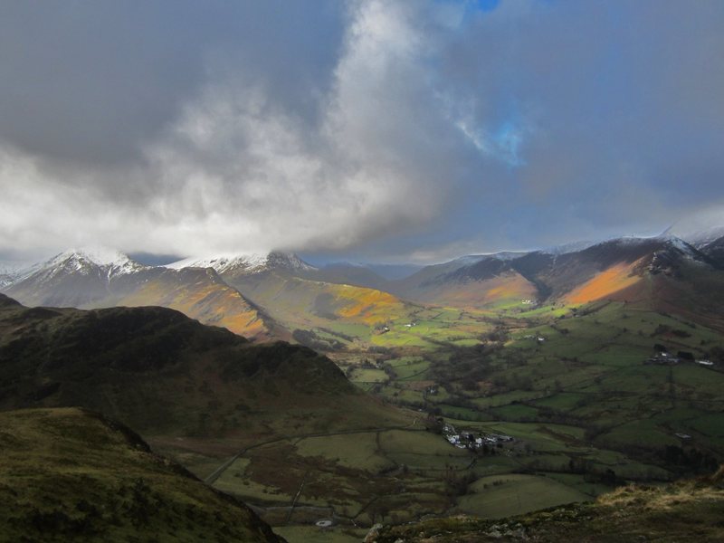 Newlands Valley from Catbells . Lake District