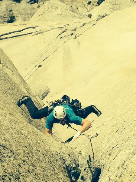 Seconding top crux. <br>
Too much fun