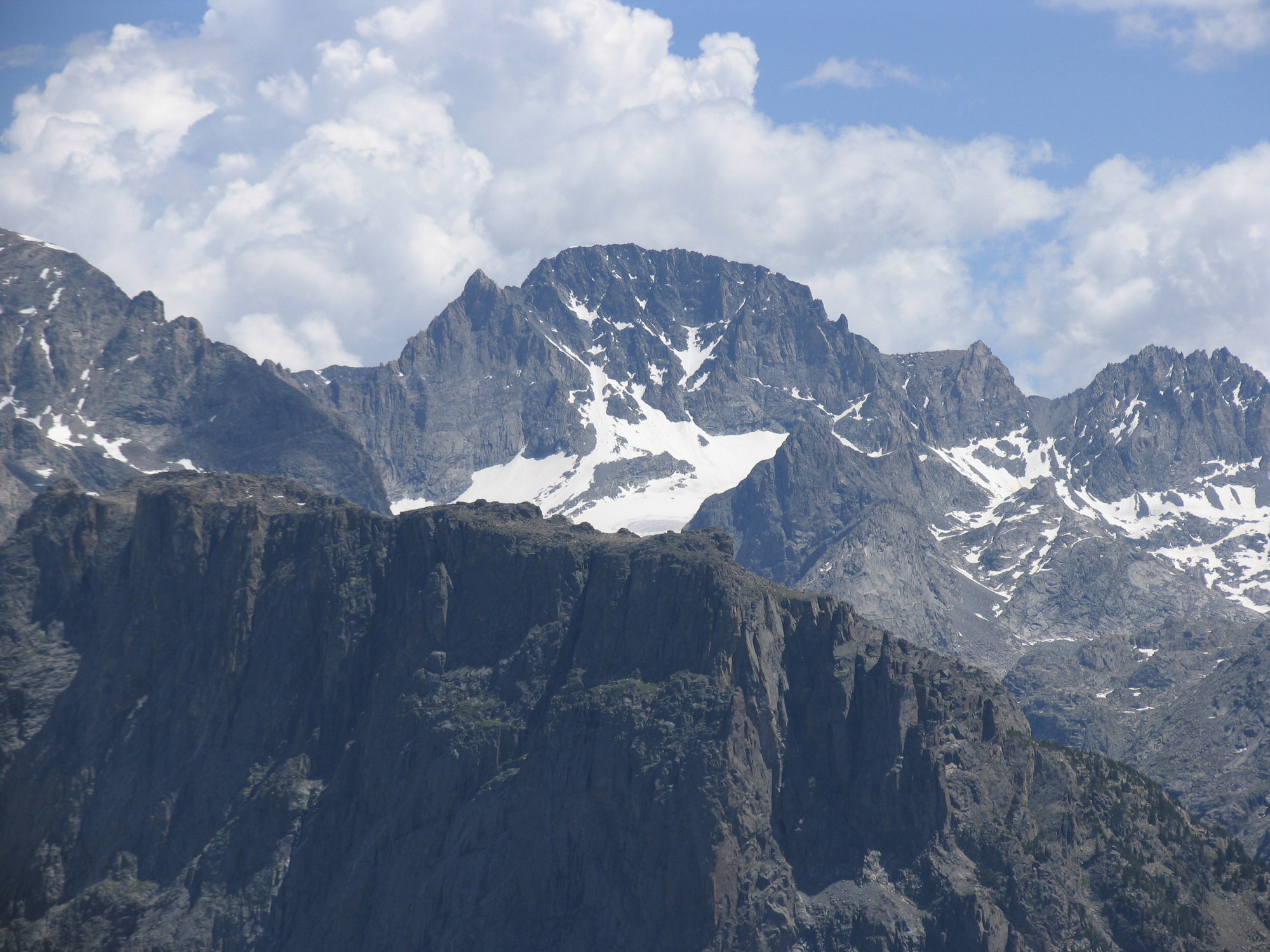 Wyoming's highest Peak from the summit of Square Top.